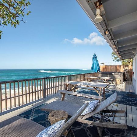 Hawaii Oceanfront Beach House Paradise On The Beach Family Activities Haleiwa Ngoại thất bức ảnh