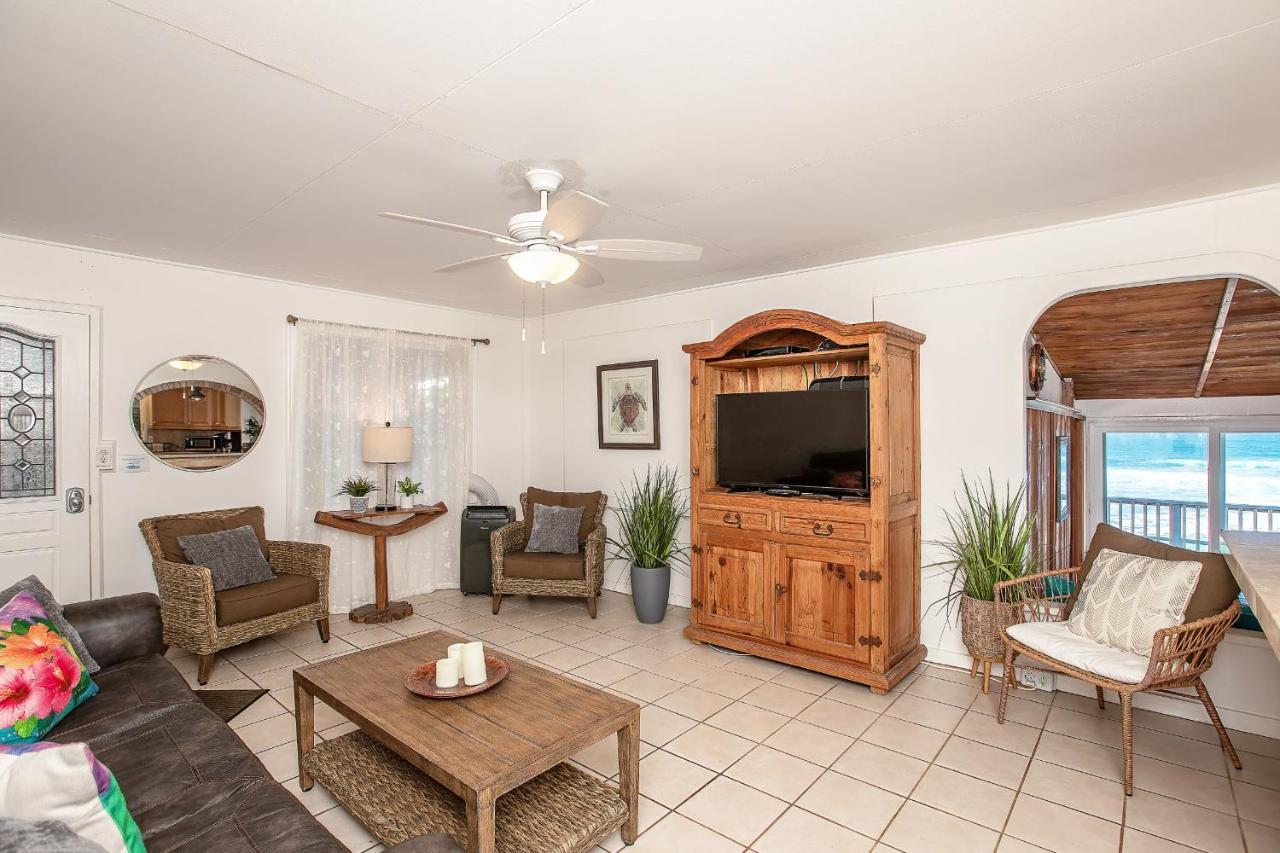 Hawaii Oceanfront Beach House Paradise On The Beach Family Activities Haleiwa Ngoại thất bức ảnh